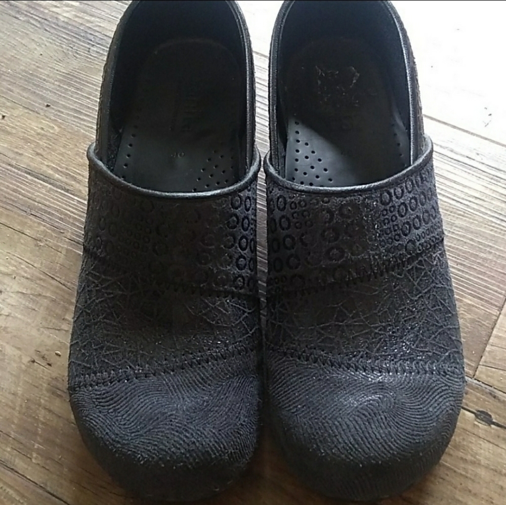 Navy Blue Sanita Clogs